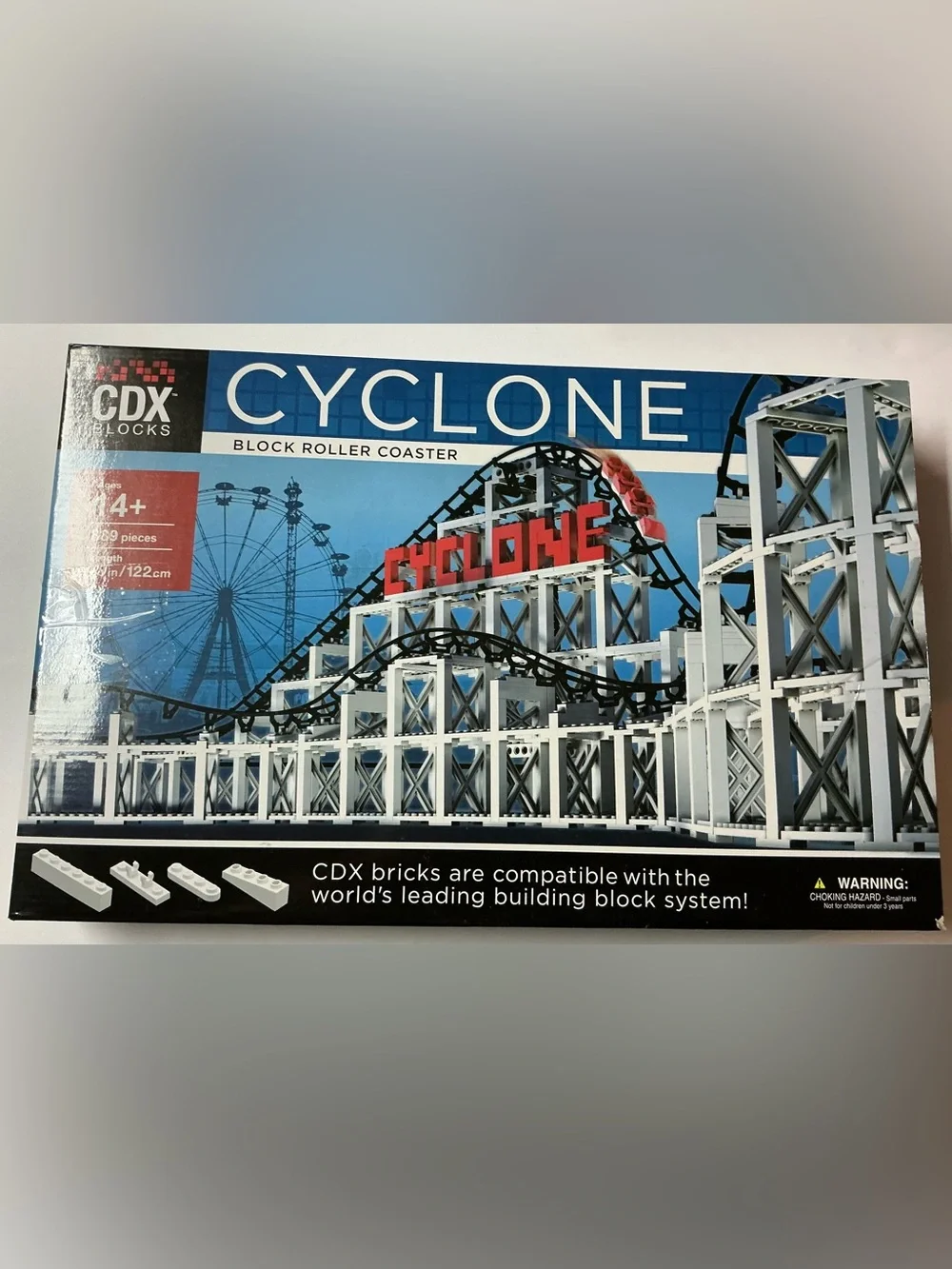 CDX Blocks The Cyclone Roller Coaster 900 Piece Building Kit